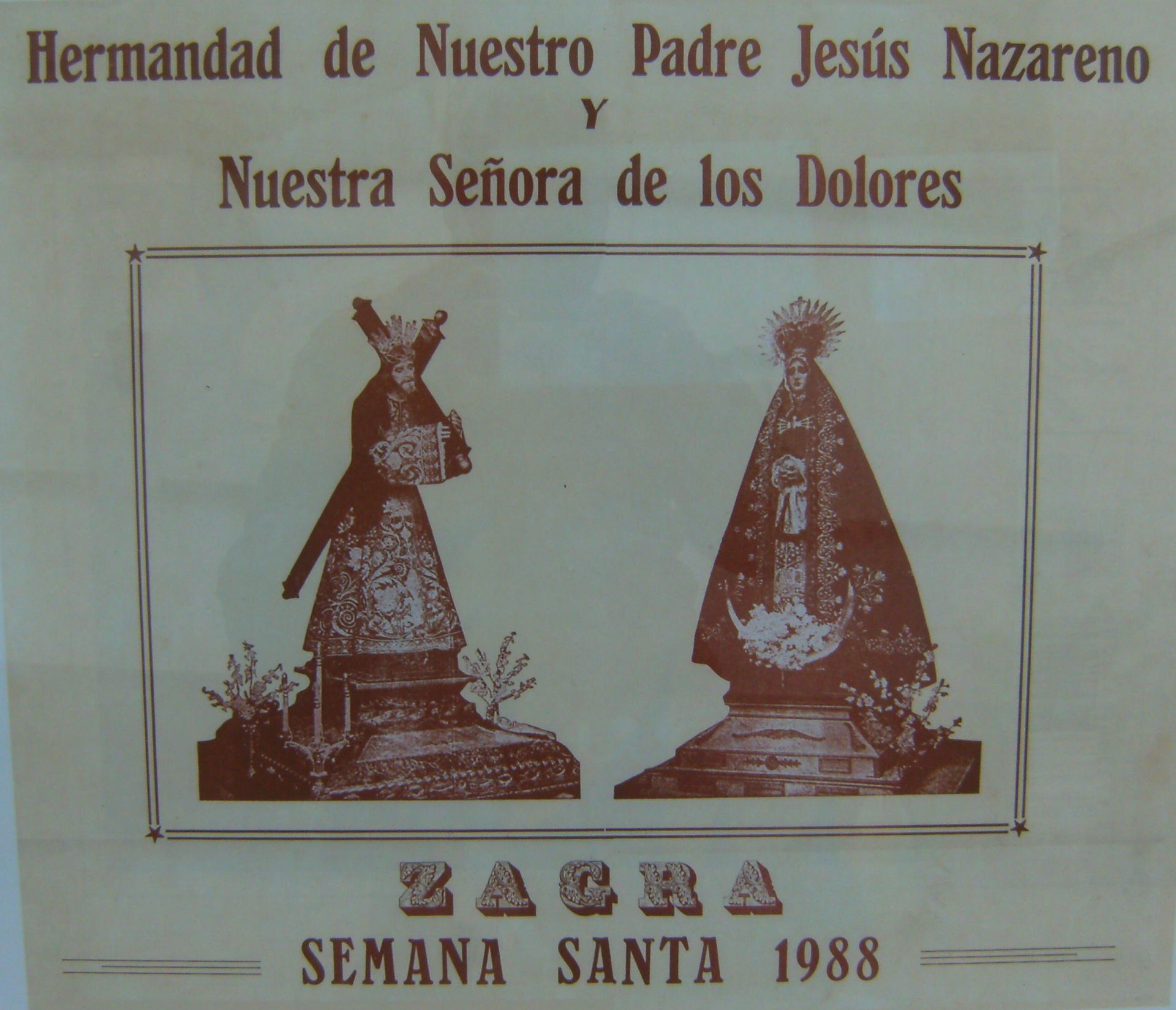 Semana Santa en Zagra 1988 Zagra